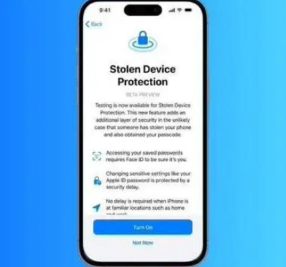 东郊镇苹果授权维修店分享被盗设备保护功能开启方法 