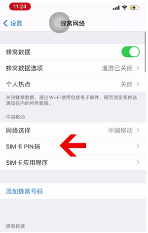 东郊镇苹果14维修网分享如何给iPhone14的SIM卡设置密码 