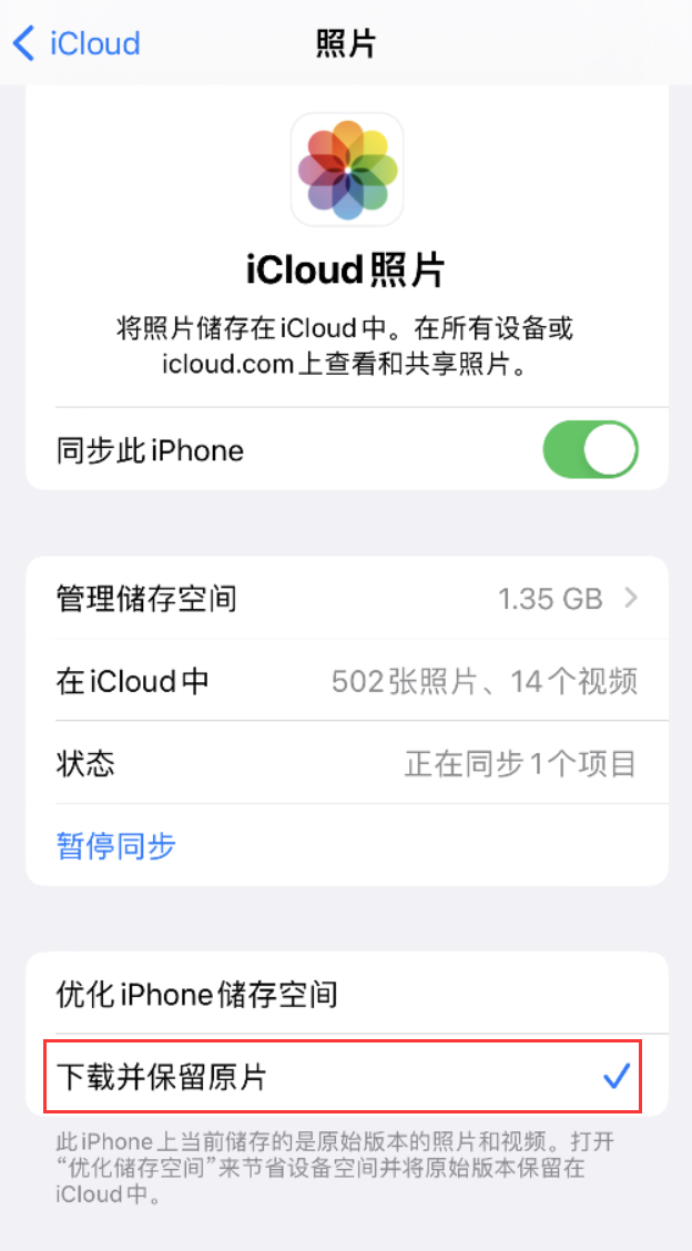 东郊镇苹果手机维修分享iPhone 无法加载高质量照片怎么办 