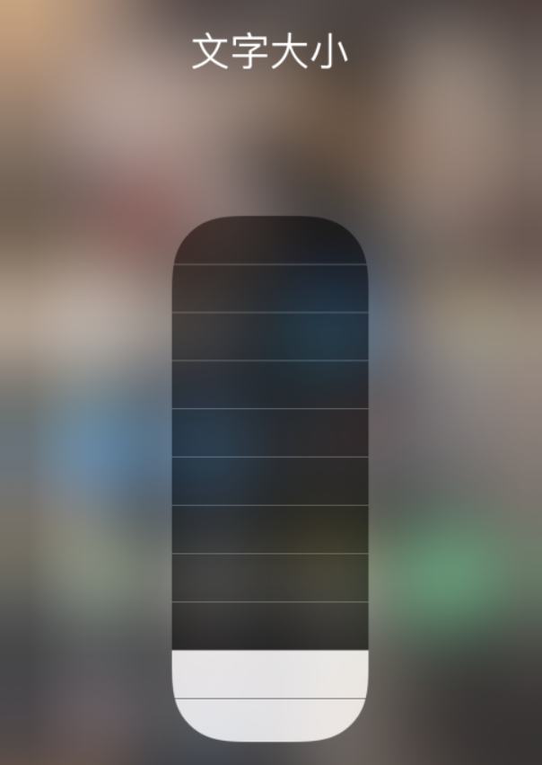东郊镇苹果手机维修分享小技巧：在 iPhone 控制中心快速调节字体大小 